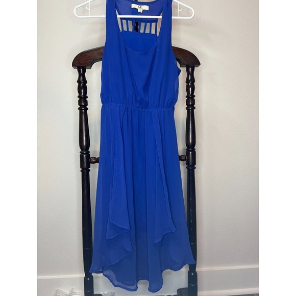 Ya Los Angeles Dresses & Skirts - Ya Los Angeles Women's Midi Sleeveless Scoop Neck Truly Cobalt Blue Dress Size S